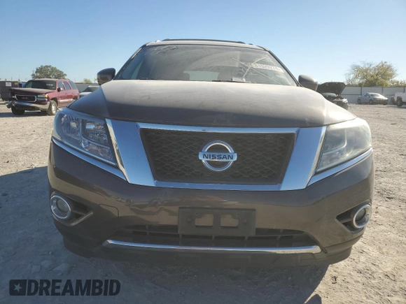 2016 Nissan Pathfinder Platinum with VIN 5N1AR2MN3GC605968, listed as a Copart auction lot 81529274 with 82,770 mi miles and Salvage Title. Bid and sale history available at carsss.com. Image 5.