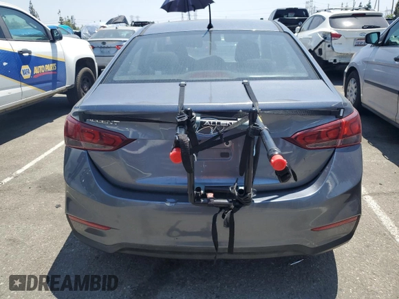 2019 Hyundai Accent SE with VIN 3KPC24A35KE077268, listed as a Copart auction lot 56708813 with 59,431 mi miles. Bid and sale history available at carsss.com. Image 6.