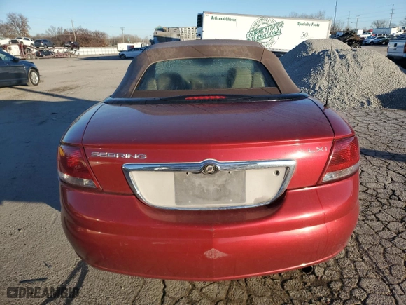 2002 Chrysler Sebring LXi with VIN 1C3EL55R42N302113, listed as a Copart auction lot 84102874 with 77,625 mi miles and Salvage Title. Bid and sale history available at carsss.com. Image 6.