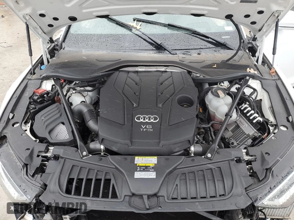 2021 Audi A8 with VIN WAU8DAF87MN011853, listed as a Copart auction lot 47758395 with 63,217 mi miles and Salvage Title. Bid and sale history available at carsss.com. Image 13.