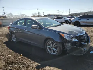 2013 Hyundai Sonata Limited with VIN 5NPEC4AC7DH658484, listed as a Copart auction lot 49443485 with 214,114 mi miles and Salvage Title. Bid and sale history available at DreamBid. Image 4.