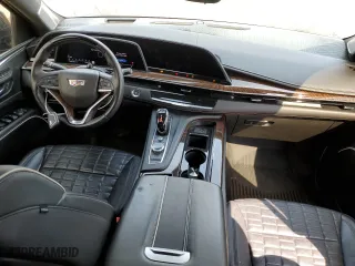 2021 Cadillac Escalade Sport Platinum with VIN 1GYS4GKT1MR375792, listed as a Copart auction lot 71609644 with 101,370 mi miles and Salvage Title. Bid and sale history available at carsss.com. Image 8.