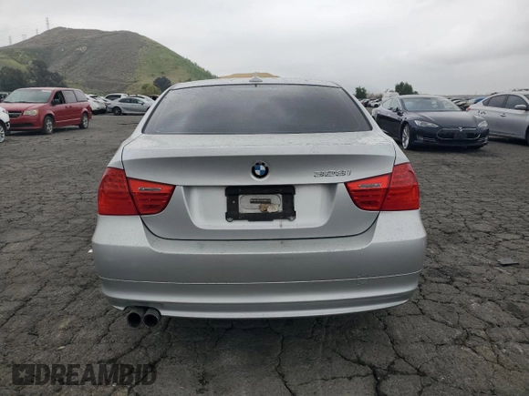2011 BMW 3 Series 328i with VIN WBAPH5G53BNM84092, listed as a Copart auction lot 53582455 with 153,783 mi miles and Salvage Title. Bid and sale history available at carsss.com. Image 6.