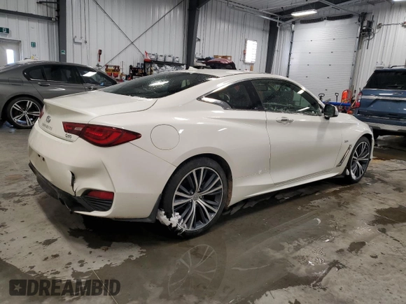 2018 Infiniti Q60 3.0t LUXE with VIN JN1EV7EL4JM391864, listed as a Copart auction lot 43698195 with 39,909 mi miles and Clean Title. Bid and sale history available at carsss.com. Image 3.