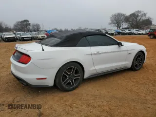 2018 Ford Mustang GT Premium with VIN 1FATP8FF3J5132845, listed as a Copart auction lot 43739325 with 99,603 mi miles and Salvage title. Bid and sale history available at DreamBid. Image 3.