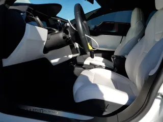 2017 Tesla Model S 60 with VIN 5YJSA1E16HF204974, listed as a Copart auction lot 89109185 with 107,102 mi miles and Salvage title. Bid and sale history available at DreamBid. Image 7.