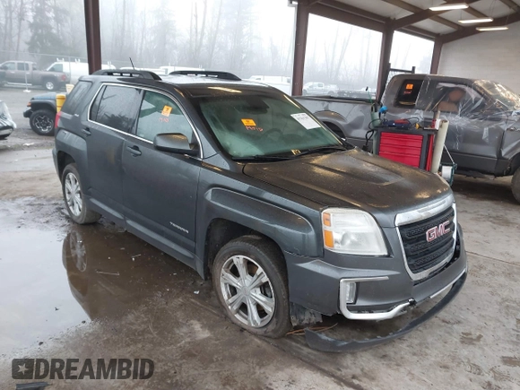 2017 GMC Terrain SLE with VIN 2GKFLTEK4H6253276, listed as a IAAI auction lot 41361367 with 120,476 mi miles. Bid and sale history available at carsss.com. Image 1.