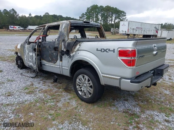 2013 Ford F-150 XL with VIN 1FTFW1ET5DFC47258, listed as a IAAI auction lot 41505263 with 1 mi miles. Bid and sale history available at carsss.com. Image 3.