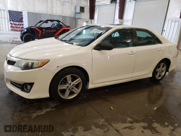 2012 Toyota Camry L with VIN 4T1BF1FK6CU123171, listed as a Copart auction lot 55205465 with 216,280 mi miles and Salvage Title. Bid and sale history available at carsss.com. Image 1.