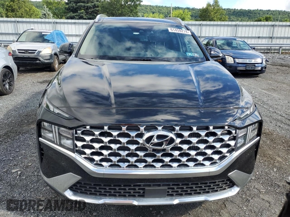 2023 Hyundai Santa Fe Hybrid SEL Premium with VIN 5NMS3DA11PH009489, listed as a Copart auction lot 61459274 with 12,452 mi miles and Salvage Title. Bid and sale history available at carsss.com. Image 5.