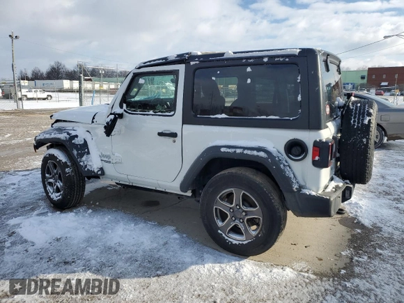 2018 Jeep Wrangler Sport with VIN 1C4GJXAG7JW188322, listed as a Copart auction lot 87352914 with 101,964 mi miles and Salvage Title. Bid and sale history available at carsss.com. Image 2.