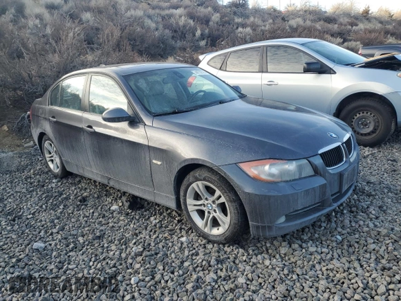 2008 BMW 3 Series 328xi with VIN WBAVC93598KZ73125, listed as a Copart auction lot 44732725 with Not provided miles and Salvage title. Bid and sale history available at DreamBid. Image 4.