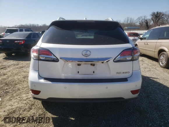 2014 Lexus RX 350 with VIN 2T2BK1BA6EC242931, listed as a Copart auction lot 46540845 with 136,275 mi miles and Salvage Title. Bid and sale history available at DreamBid. Image 6.