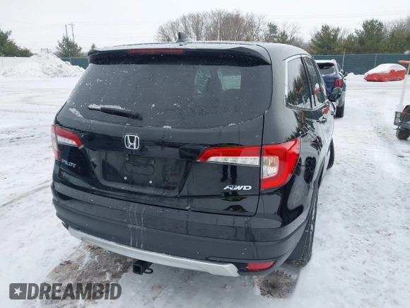 2019 Honda Pilot EX-L with VIN 5FNYF6H52KB051363, listed as a IAAI auction lot 41591540 with 109,860 mi miles. Bid and sale history available at carsss.com. Image 4.