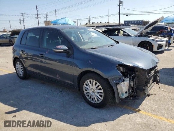 2013 Volkswagen Golf w/Conv & Sunroof with VIN WVWDB7AJ5DW138535, listed as a Copart auction lot 56071615 with 61,824 mi miles and Salvage title. Bid and sale history available at DreamBid. Image 4.