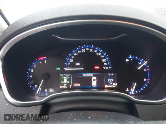 2015 Cadillac SRX with VIN 3GYFNAE37FS536363, listed as a IAAI auction lot 41551790 with 48,422 mi miles and . Bid and sale history available at DreamBid. Image 7.