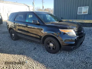 2014 Ford Utility Police Interceptor with VIN 1FM5K8AR3EGB02575, listed as a Copart auction lot 82382634 with 170,735 mi miles and Non Repairable. Bid and sale history available at carsss.com. Image 4.
