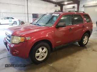 2008 Ford Escape XLT with VIN 1FMCU931X8KE01223, listed as a Copart auction lot 53637155 with 213,295 mi miles and Clean Title. Bid and sale history available at carsss.com. Image 1.