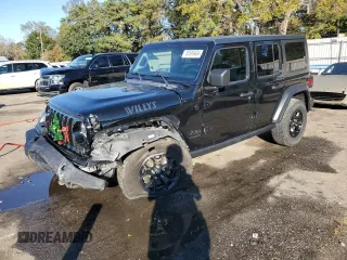2020 Jeep Wrangler Unlimited Sport z VIN 1C4HJXDN6LW170024, wystawiony jako Copart lot #85599404 z przebiegiem 85 618 mil mil oraz Szkoda całkowita • Salvage title. Historia ofert i sprzedaży dostępna na DreamBid. Obrazek 1.