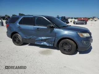 2016 Ford Utility Police Interceptor with VIN 1FM5K8AT3GGC35870, listed as a Copart auction lot 43431505 with 82,931 mi miles and Salvage Title. Bid and sale history available at carsss.com. Image 4.