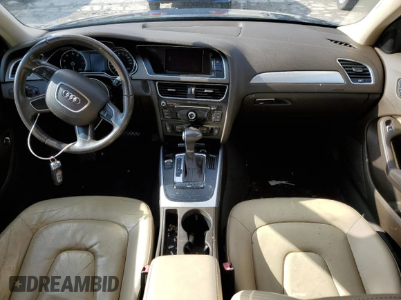 2013 Audi A4 Premium with VIN WAUAFAFL0DA061761, listed as a Copart auction lot 53970215 with 0 mi miles and Clean Title. Bid and sale history available at carsss.com. Image 8.