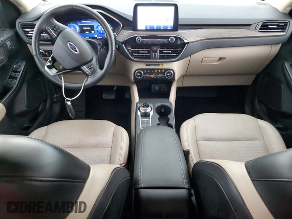 2020 Ford Escape Titanium Hybrid с VIN 1FMCU0DZ7LUA84837, выставлен на аукционе Copart как лот 59442955 с пробегом 53 258 миль миль и Списание • Salvage title. История ставок и продаж доступна на DreamBid. Изображение 8.