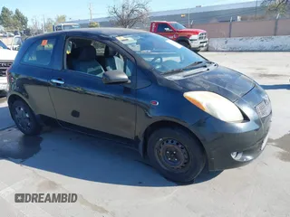 2007 Toyota Yaris with VIN JTDJT923075049235, listed as a IAAI auction lot 41896751 with 108,904 mi miles. Bid and sale history available at carsss.com. Image 1.
