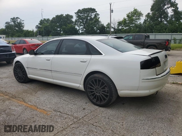 2008 Audi A8 4.2L z VIN WAUMV94E88N010171, wystawiony jako Copart lot #60557965 z przebiegiem Nie podano mil oraz Czysty tytuł • Clean title. Historia ofert i sprzedaży dostępna na DreamBid. Obrazek 2.
