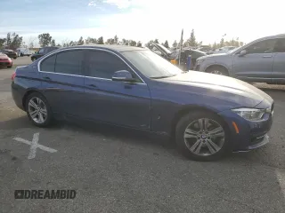 2017 BMW 3 Series 330e iPerformance with VIN WBA8E1C31HA030000, listed as a Copart auction lot 41706995 with 93,213 mi miles and Salvage Title. Bid and sale history available at carsss.com. Image 4.