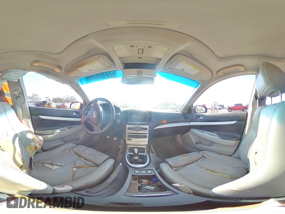 2007 Infiniti G35 Sport with VIN JNKBV61E97M713584, listed as a Copart auction lot 77174144 with Not Provided miles and Salvage Title. Bid and sale history available at DreamBid. Image 13.