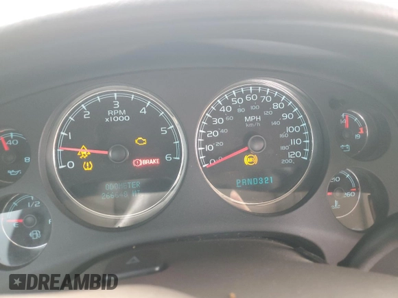 2007 GMC Yukon SLT with VIN 1GKFC13J77R120237, listed as a Copart auction lot 52671005 with 266,648 mi miles and Salvage Title. Bid and sale history available at carsss.com. Image 9.