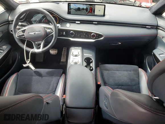 2022 Genesis GV70 Sport with VIN KMUMCDTC4NU036292, listed as a Copart auction lot 57902765 with 46,019 mi miles and Salvage title. Bid and sale history available at DreamBid. Image 8.