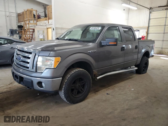 2010 Ford F-150 XL with VIN 1FTFW1EV5AKE16361, listed as a Copart auction lot 49160425 with 125,483 mi miles and Non Repairable. Bid and sale history available at carsss.com. Image 1.