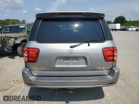 2003 Toyota Sequoia Limited with VIN 5TDBT48A93S176258, listed as a Copart auction lot 80664124 with 195,767 mi miles and Non Repairable. Bid and sale history available at DreamBid. Image 6.