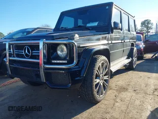 2014 Mercedes-Benz G-Class G 63 AMG with VIN WDCYC7DF8EX224966, listed as a IAAI auction lot 41354944 with 105,350 mi miles. Bid and sale history available at carsss.com. Image 2.