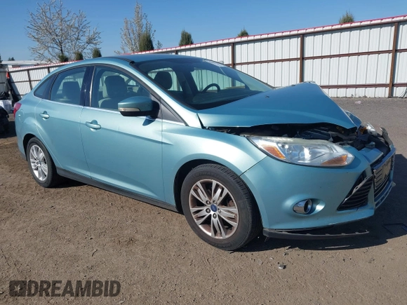 2012 Ford Focus SEL with VIN 1FAHP3H23CL417403, listed as a IAAI auction lot 42043152 with 140,604 mi miles. Bid and sale history available at carsss.com. Image 1.
