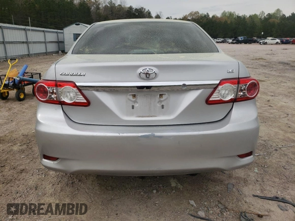 2013 Toyota Corolla L with VIN 2T1BU4EE0DC988708, listed as a Copart auction lot 52092375 with 165,895 mi miles and Salvage Title. Bid and sale history available at carsss.com. Image 6.