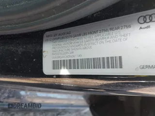 2013 Audi A6 Prestige z VIN WAUHGAFC6DN061185, wystawiony jako IAAI lot #42041086 z przebiegiem Nie podano mil oraz . Historia ofert i sprzedaży dostępna na DreamBid. Obrazek 9.