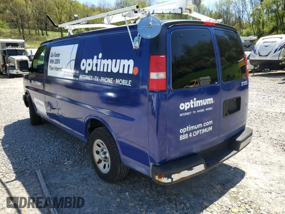 2013 Chevrolet Express Cargo with VIN 1GCSGAFX6D1137958, listed as a IAAI auction lot 42650988 with 66,975 mi miles and . Bid and sale history available at DreamBid. Image 14.