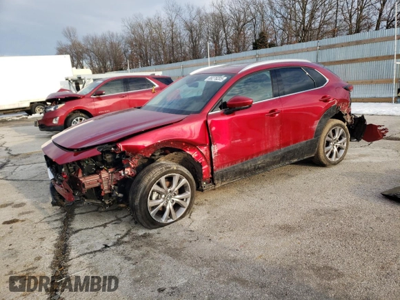 2022 Mazda CX-30 S Premium with VIN 3MVDMBDL2NM402904, listed as a Copart auction lot 88276205 with 29,140 mi miles and Salvage Title. Bid and sale history available at carsss.com. Image 1.