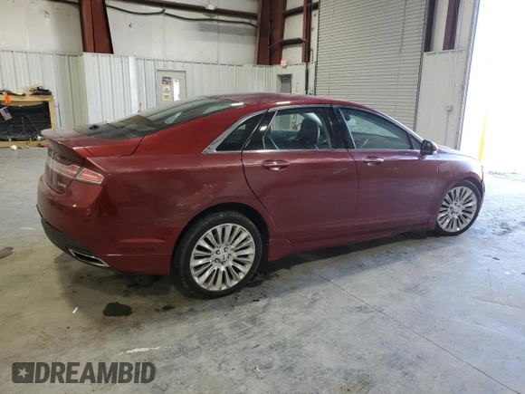 2014 Lincoln MKZ with VIN 3LN6L2J99ER819294, listed as a Copart auction lot 41918765 with 167,620 mi miles and Salvage Title. Bid and sale history available at DreamBid. Image 3.