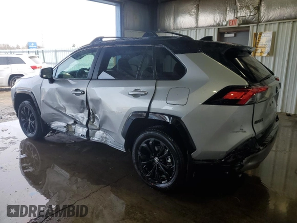 2024 Toyota RAV4 Hybrid XSE with VIN 2T3E6RFVXRW081223, listed as a Copart auction lot 42163285 with 2,167 mi miles and Salvage Title. Bid and sale history available at DreamBid. Image 2.