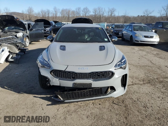 2023 Kia Stinger GT-Line with VIN KNAE35LD7P6134274, listed as a Copart auction lot 47412895 with 34,413 mi miles and Salvage Title. Bid and sale history available at DreamBid. Image 5.