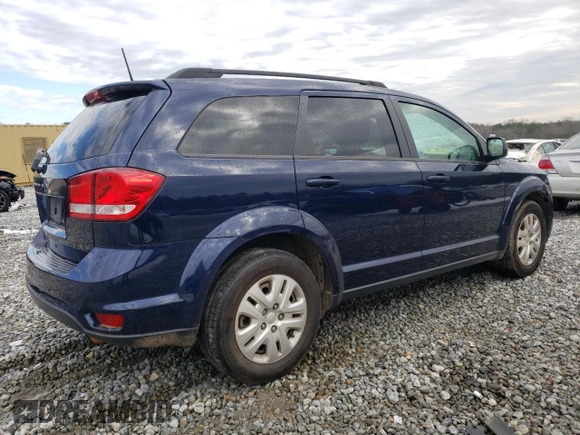 2019 Dodge Journey SE z VIN 3C4PDCBB0KT874681, wystawiony jako Copart lot #87924845 z przebiegiem 166 828 mil mil oraz Szkoda całkowita • Salvage title. Historia ofert i sprzedaży dostępna na DreamBid. Obrazek 3.