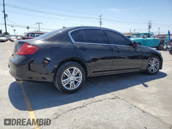 2013 Infiniti G37 Journey with VIN JN1CV6APXDM722655, listed as a Copart auction lot 57531615 with 150,431 mi miles and Salvage title. Bid and sale history available at DreamBid. Image 3.