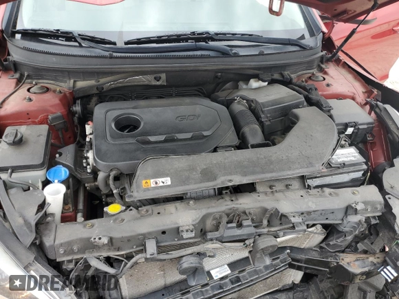 2017 Hyundai Sonata SE with VIN 5NPE24AF0HH490402, listed as a Copart auction lot 54219144 with 165,007 mi miles and Non Repairable. Bid and sale history available at DreamBid. Image 12.