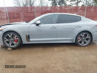 2018 Kia Stinger GT2 with VIN KNAE55LC7J6017223, listed as a IAAI auction lot 41356220 with 102,874 mi miles. Bid and sale history available at carsss.com. Image 14.