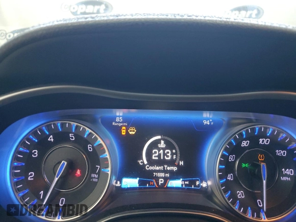 2018 Chrysler 300 Touring L with VIN 2C3CCAAG7JH257941, listed as a Copart auction lot 80192534 with 71,699 mi miles and Clean Title. Bid and sale history available at carsss.com. Image 9.