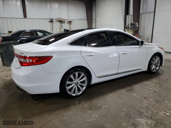 2015 Hyundai Azera Limited with VIN KMHFH4JG1FA448378, listed as a Copart auction lot 76099764 with 117,489 mi miles and Salvage Title. Bid and sale history available at carsss.com. Image 3.