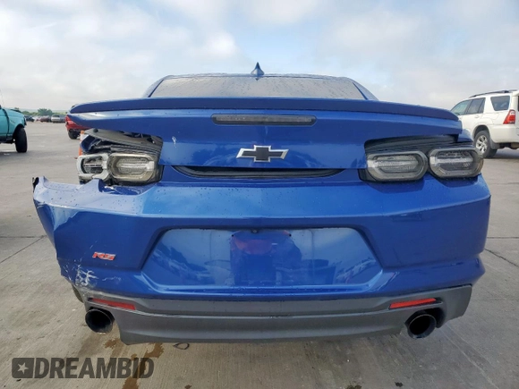 2020 Chevrolet Camaro 1LT with VIN 1G1FB1RX0L0114488, listed as a Copart auction lot 58268185 with 57,140 mi miles and Salvage title. Bid and sale history available at DreamBid. Image 6.